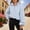 Light Blue, variant on Women's Half Zip Fleece Short Pullover Sweatshirt Winter Long Sleeve Cozy Sherpa Sweater Top