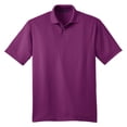 thumbnail image 5 of Yellow Rooster Men's Performance Fine Jacquard Polo Violet Purple S, 5 of 6