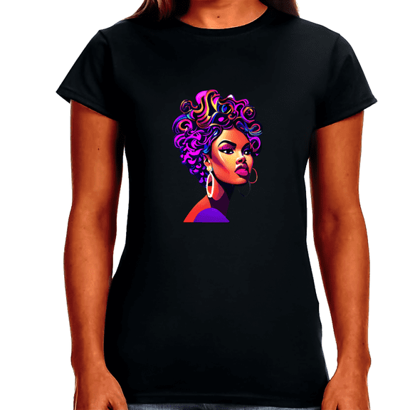 Black History Melanin T-shirt for Women Freedom Day Womens Black Pride Tee