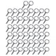 thumbnail image 1 of Split Key Anillos,Anillos dominantes divididos 1 pulgada a granel con conjunto de cadena,Llaveros Anillos Conectores de anillos de salto abiertos,Manualidades de manualidades de bricolaje, 1 of 7