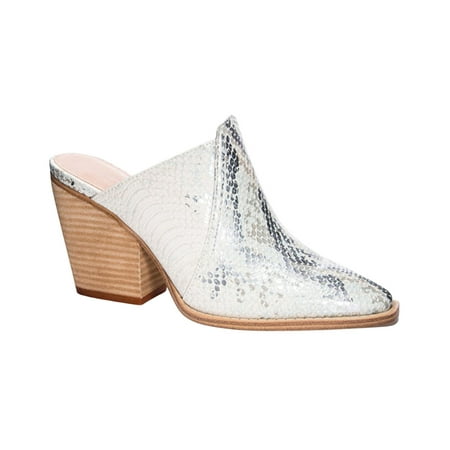 

Cl By Laundry Women s Chinese Beaute Aqua Snake Print Fashion Mule Round Toe Cream 6 1/2 M
