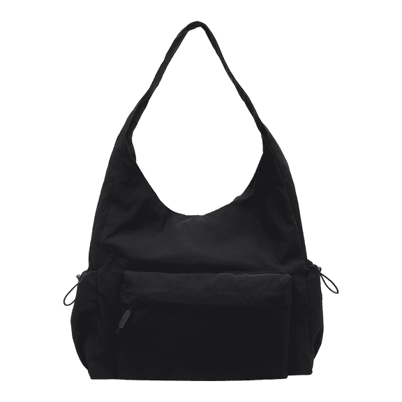 AGOPLEE Nylon Versatile Underarm Bags, Multiple Pockets and Drawstring Design for Women Work Shopping Travel Daily
