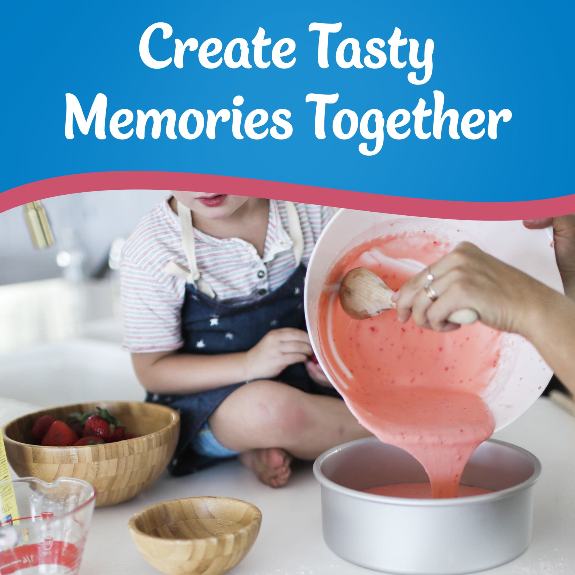 Pillsbury Moist Supreme Strawberry Cake Mix, 15.25 oz Box