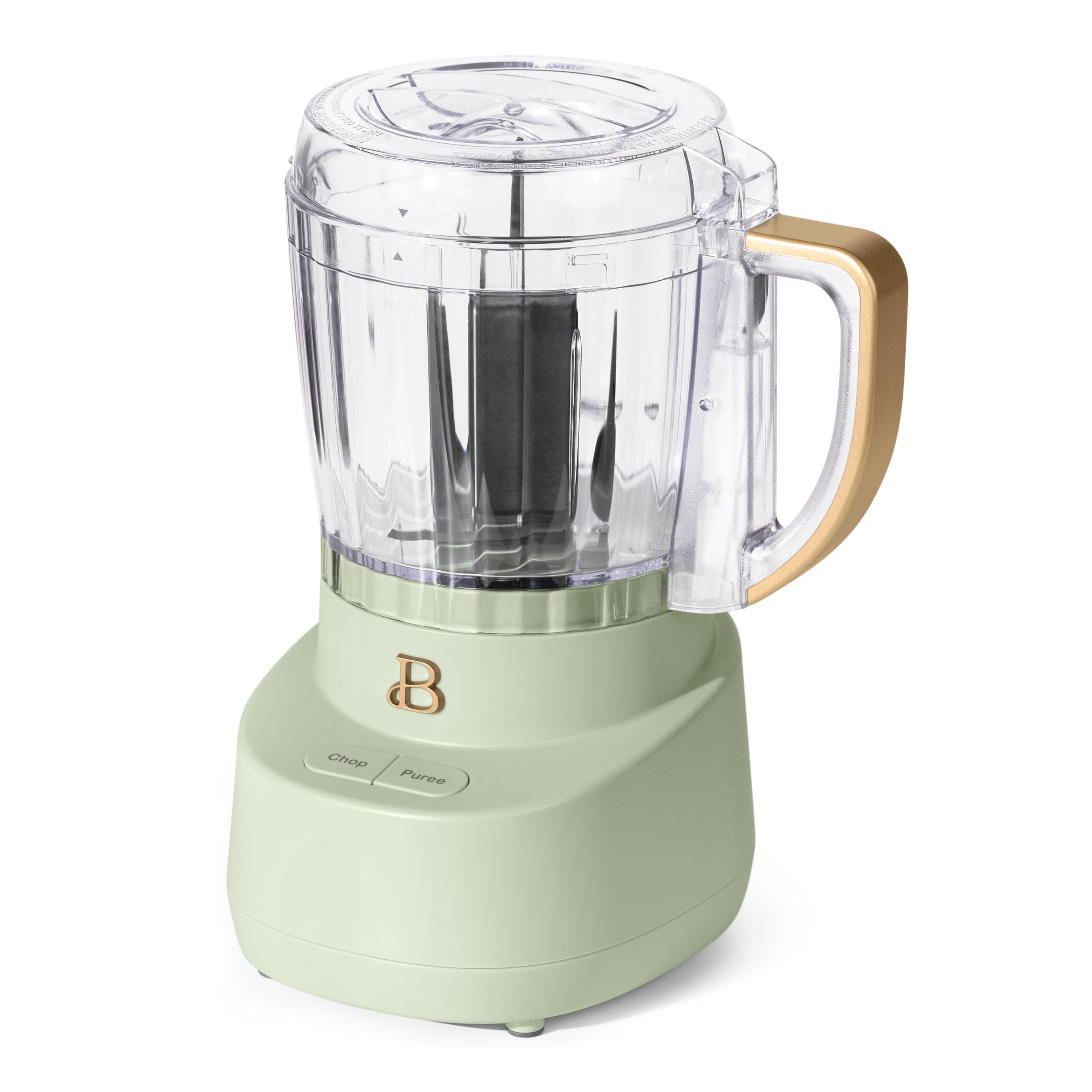 Beautiful 3-Cup Food Chopper, Sage Green by Drew Barrymore