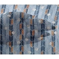 thumbnail image 4 of oneOone Viscose Chiffon Dusty Blue Fabric Circle & Texture Craft Projects Decor Fabric Printed By The Yard 42 Inch Wide, 4 of 4