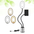 thumbnail image 4 of Selfie Ring Light with Flexible Long Arms Cell Phone Holder Stand for Live Stream and Makeup, 4 of 6