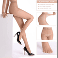 thumbnail image 2 of Haut de Contrôle pour Femmes avec Collants, Anti-Courant, Jambes de Soutien Légères, 2 of 5