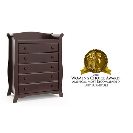 Timbers 5 Drawer Dresser - Storkcraft Avalon 5 Drawer Universal Dresser Espresso