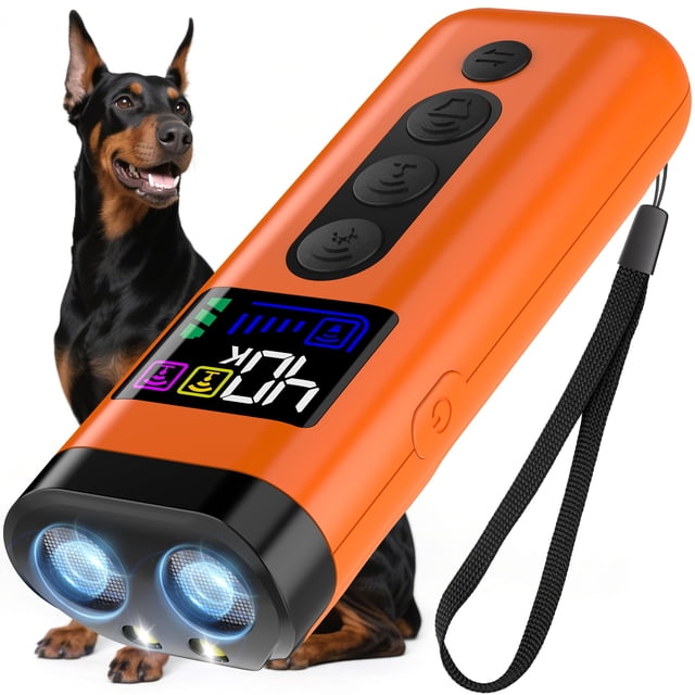 Disuasor de ladridos de perro ZUIBAS, ultrasónico, 20 m, rango 3 frecuencias