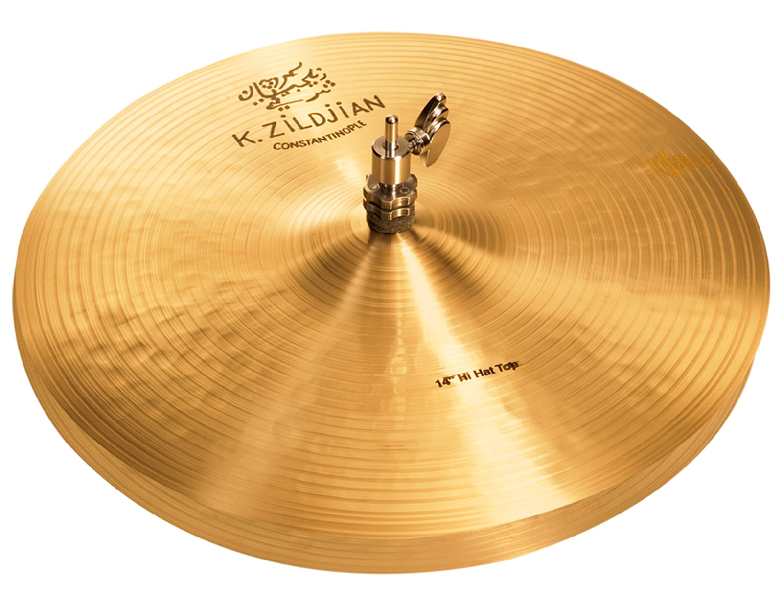 Pre-Owned ZILDJIAN K1071 14" K CONSTANTINOPLE TOP HI HAT DRUMSET CAST BRONZE CYMBAL NEW
