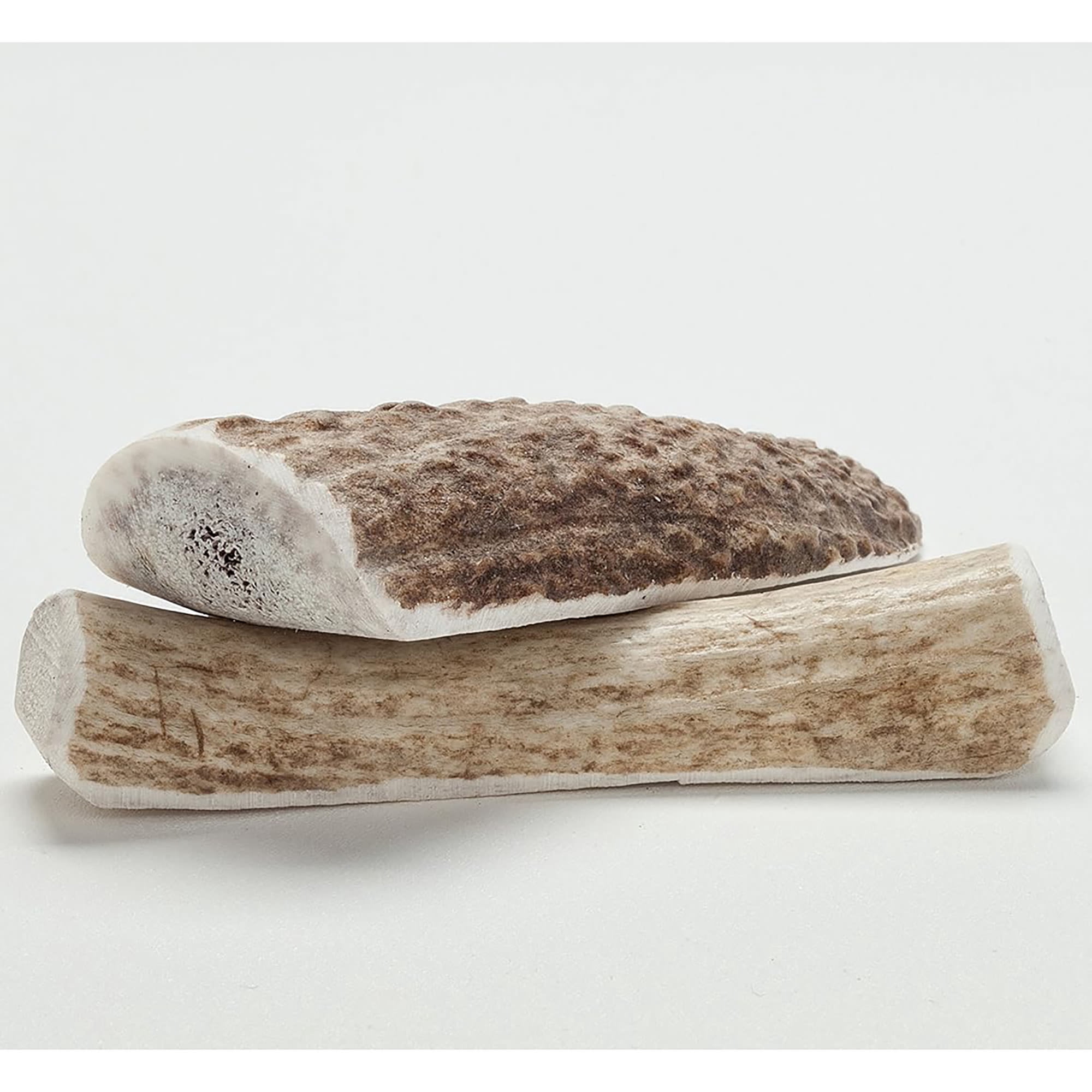 Scout & Zoe's: Elk Antler Splits - Dog Chews, Exposed Marrow Pet Treat, Seniors-Puppies-Light Chewers, No Preservatives, Wild Shed Antler, USA Sourced