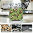 thumbnail image 6 of Yayeee Ashtray with Lid for Cigarette Smokeless Stainless Steel Home Ash Holder, Game Day Footballs, 6 of 7