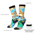 thumbnail image 4 of Masiiu Bluey Pattern Adult Crew Socks, Breathable Color-Block Mid-Calf Socks, Comfortable for Daily Wear and Sports, 4 of 6