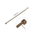 thumbnail image 3 of Uxcell Cable Ties Cable Zip Ties Adjustable Cable Tie Wraps Self-Locking Nylon  5.9" x  0.1"   Brown 80pcs, 3 of 5