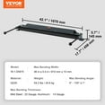thumbnail image 5 of VEVOR 36" Box and Pan Brake, 0-130° Portable Sheet Metal Bender, 20/14 Gauge Capacity with Power Handle, 5 of 9