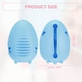 thumbnail image 4 of Unique Bargains Beauty Egg Holder Makeup Sponge Case Cosmetic Egg Holder Makeup Sponge Storage Sponge Egg Case Blue, 4 of 7