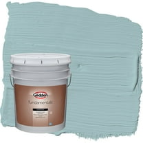 Glidden Fundamentals Lazy River / Blue Satin Exterior Paint, 5 Gallon