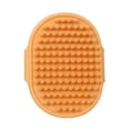 thumbnail image 2 of Pet Brush for Shedding, Rubber Curry Brush Dog, Cat Deshedding Brush, Shedding Brush Dog, 1Pc Orange 4.84X3.54 Inch Waterproof Silicone Grooming Brush Rinses Clean Instantly, 2 of 6