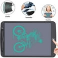thumbnail image 4 of 12 Inches LCD Tablet Writing Handwriting Board Drawing Board Doodle with Pen Erasable Reusable Writing Pad, Mini Learning Educational Toy, Paper Saving Tool For Home/School Gifts for Kids 1Pack(Black), 4 of 6