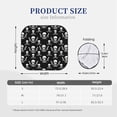 thumbnail image 3 of JUNZAN Pirate skulls Pattern Car Windshield Sun Shade | Reflective Sunshade | Foldable 2-Piece Sun Shield Protect Your Car | Fits Sedans, SUVs, Hatchbacks-Medium, 3 of 6