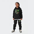 thumbnail image 3 of St. Patrick'S Day Children'S Sweatsuit Spring Long Sleeved Letter Print Hoodie With Sweater Pants 2 Piece Casual Set Black 2 Years-3 Years, 3 of 3