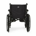 Medline K4 ExtraWide Lightweight Wheelchair, 22" Wide Seat, Removable