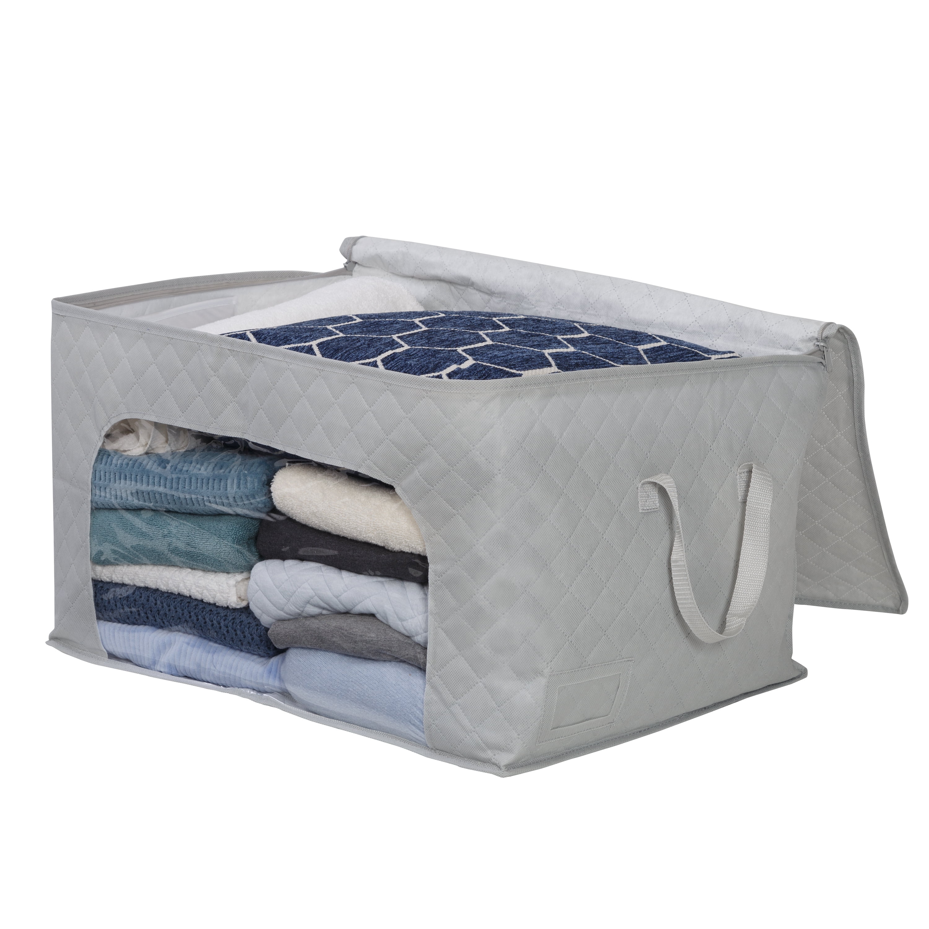 Honey Can Do Grey/Clear Clothes Storage Bags 3-Pack SFT-09800, Color: Grey  - JCPenney