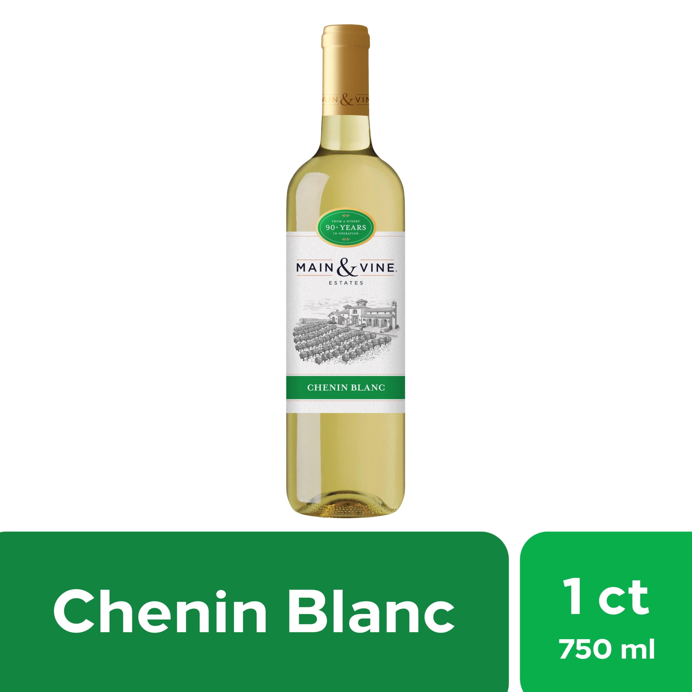 Beringer Main and Vine Chenin Blanc, White Wine, 750ml, 11% ABV
