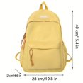 thumbnail image 3 of Mochila Simple Mochila De Gran Capacidad Mujer Estudiante De Secundaria Estudiante De Secundaria Estudiante Universitario Mochila Escolar Hombre Ocho Colores Opcionales, 3 of 4