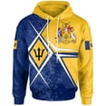 thumbnail image 4 of Sudadera con capucha unisex con estampado 3D de la bandera del país caribeño de Barbados, ropa de calle de primavera estilo Harajuku, chaqueta informal divertida, sudaderas con capucha, 4 of 5