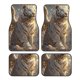 thumbnail image 1 of Balery Golden White Tiger Juego de 4 Alfombrillas para Auto, Revestimientos de Caucho Resistente, Diseño Antideslizante, 1 of 7
