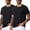 Black/Black, variant on Men's 2 Pack Active Quick Dry T-Shirts Tagless Short Sleeve Tees for Running, Sports, Workout, Gym, Casual