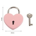 thumbnail image 6 of Yirtree Small Lock with Keys, Heart Lock Mini Lock, Locker Decor Diary Lock for Diary Book Jewelry Storage Box, 6 of 8