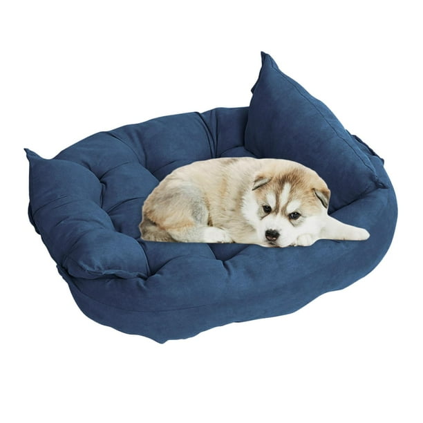 Blue dog bed outlet