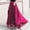 Red, variant on Sentmoon Boho Skirts for Women Plus Size High Elastic Waist Boho Cute Skirts for Women Flowy Pleated Beach Solid Color Loose Breathable Fall Skirt Fashion Winter for Lounge at Home M