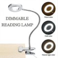 thumbnail image 3 of CPDD Clip Table Lamp USB Flexible Dimmable LED Reading Light Black, 3 of 5