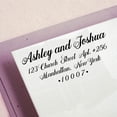thumbnail image 1 of Custom Self Inking Wedding Stamp Personalized Family Address Rubber Stamp Custom Gift, 1 of 1
