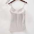 thumbnail image 3 of SHTXOZHI Camisole Top for Women Built in Bra Adjustable Spaghetti Straps Camis Summer Sleeveless Tops, 3 of 4