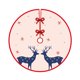 thumbnail image 1 of Falda de árbol de Navidad para decoración del hogar, tapete de Papá Noel, copos de nieve, Feliz Navidad, regalos Natale Kerst, 2023, 1 of 4