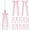 Pink, variant on Gqtwoy Ballets Style Bow Cake Birthday Party Decoration, Decorative Satin Bows for Gifts, Wine Bottles, and Candles, 12-Piece Set, Versatile Ribbon for Elegant Styling