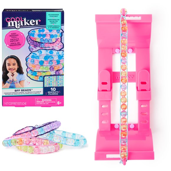 Kit para hacer pulseras Cool Maker BFF Beads con 230 cuentas