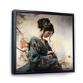 thumbnail image 2 of Designart "Asian Art Geishas beauty VIII" Asian Floater Framed Wall Art Print, 2 of 7