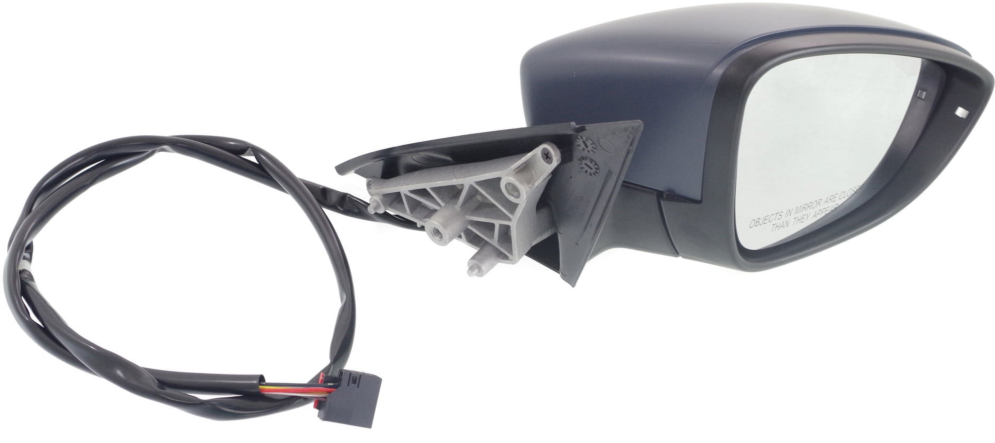 Mirror Compatible With 2012 Volkswagen Passat Right Passenger Side Heated In-housing Signal Light Paintable Kool-Vue