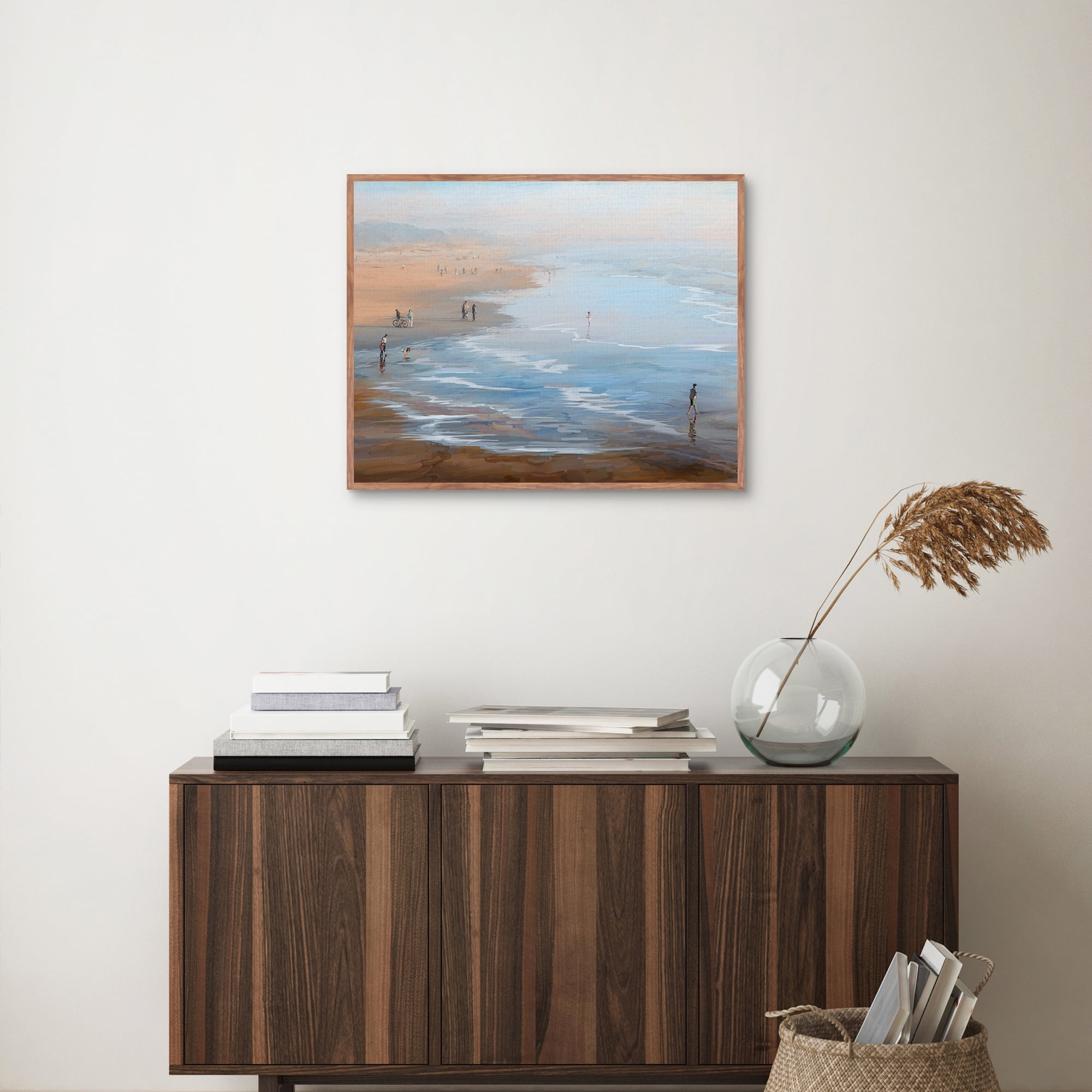 Beach Weekend by Studio Arts Framed Canvas Art