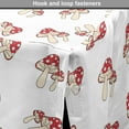 thumbnail image 4 of Mushroom Dog Crate Cover, Repeating Botanical Items with Polka Dots on a Plain Background, Easy to Use Pet Kennel Cover Small Dogs Puppies Kittens, 7 Sizes, Dark Pink Champagne, by Ambesonne, 4 of 6