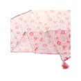 thumbnail image 5 of INSPIRE CHIC Women's Floral Printed Square Scarves, 23.6X23.6" Flowers Tassel Gauze Headscarf Neckerchief Flower-3-Pink, 5 of 6