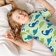thumbnail image 5 of Balery Cute Dinosaur Blue Green Conjunto de Pijama Infantil de Manga Corta con Estampado – Ropa de Dormir de Algodón Suave-3X-Large, 5 of 6