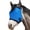 Blue, variant on ZenCart Horse Fly Face Guard Half Face UV Protection Cover from Summer Insect Pest Adjustable Breathable Mesh Coverage for Horse