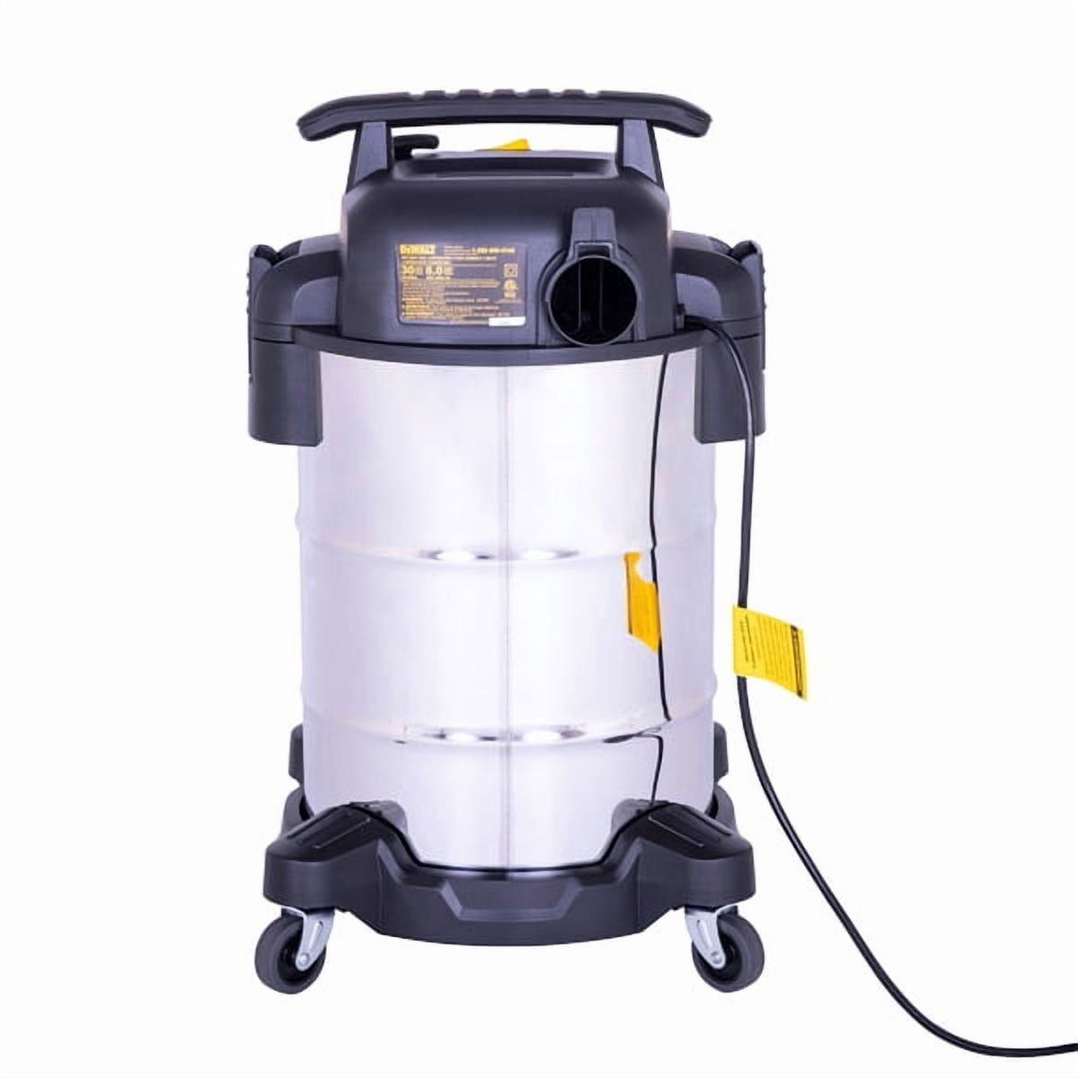 DeWalt 8 Gallon 5 PHP Stainless Steel Wet/Dry Vacuum