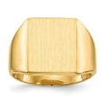 thumbnail image 6 of 14K Yellow Gold Men's Signet Ring Size 10, 6 of 6